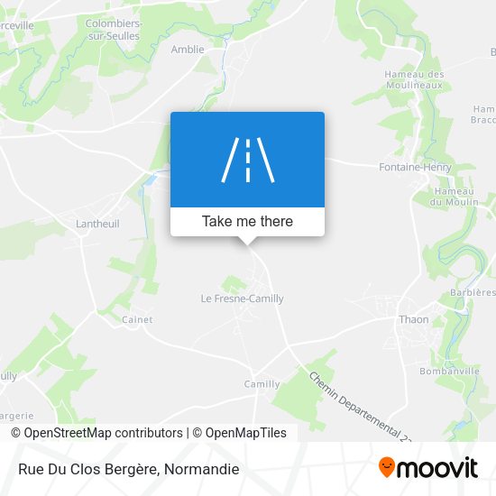Rue Du Clos Bergère map