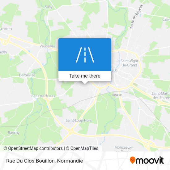 Rue Du Clos Bouillon map