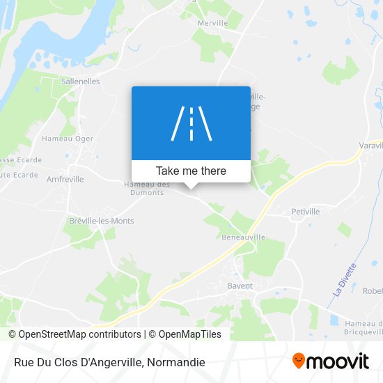 Rue Du Clos D'Angerville map