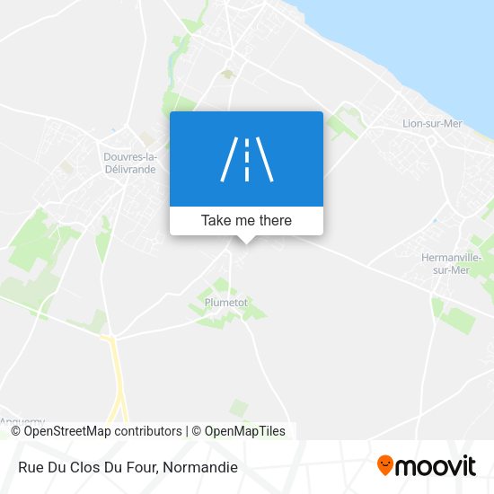 Rue Du Clos Du Four map
