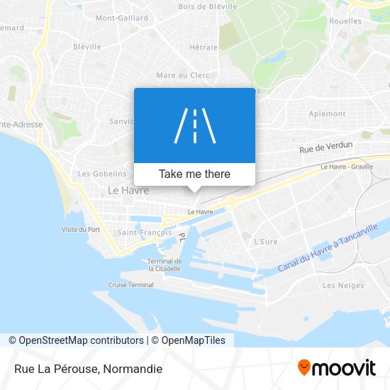 Rue La Pérouse map