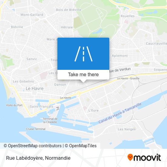 Rue Labédoyère map
