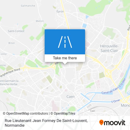 Rue Lieutenant Jean Formey De Saint-Louvent map