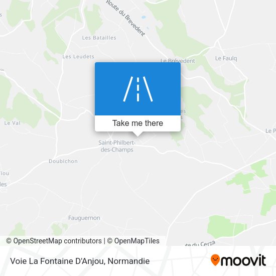 Voie La Fontaine D'Anjou map