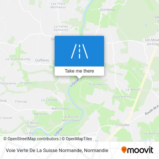 Voie Verte De La Suisse Normande map