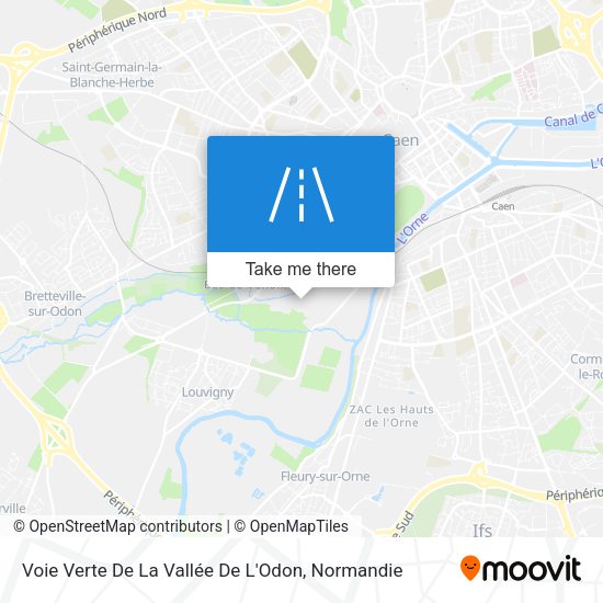 Voie Verte De La Vallée De L'Odon map