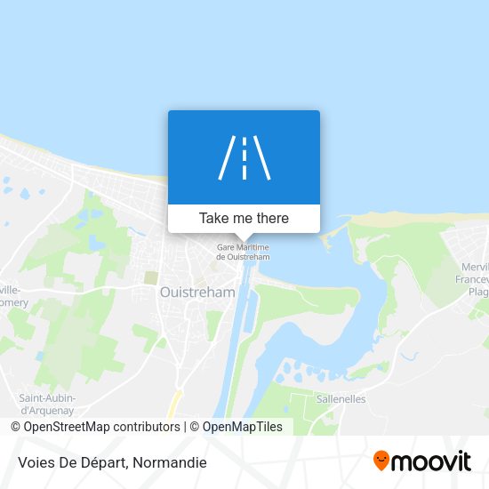 Voies De Départ map