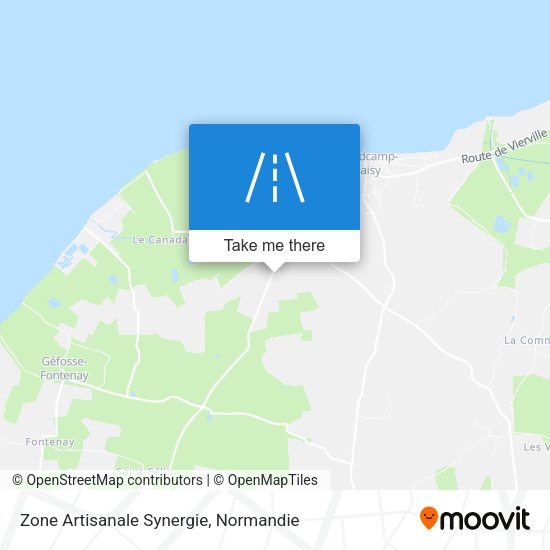 Zone Artisanale Synergie map