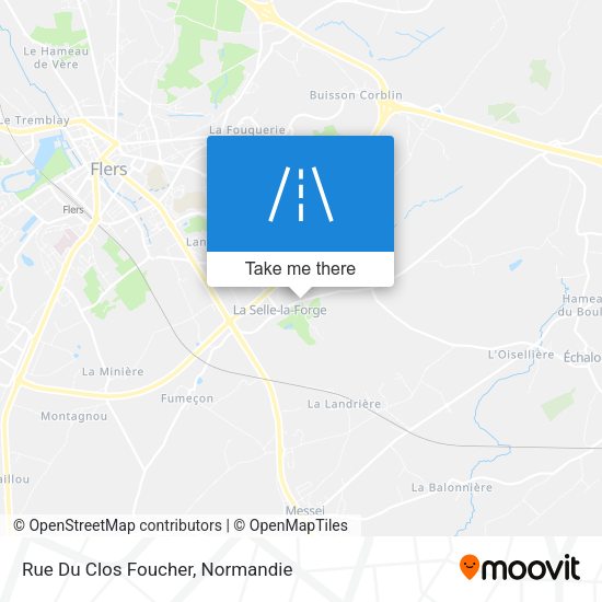Rue Du Clos Foucher map