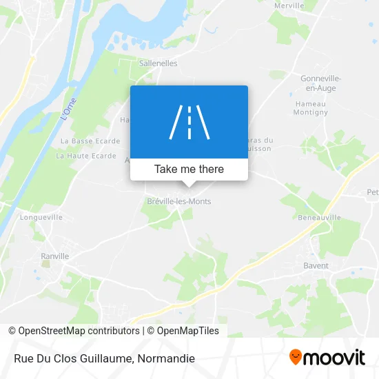 Rue Du Clos Guillaume map