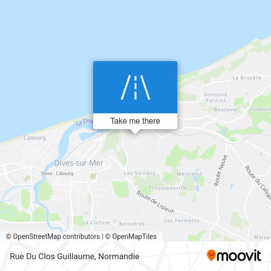 Rue Du Clos Guillaume map