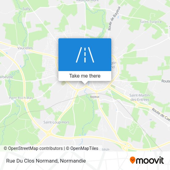 Rue Du Clos Normand map