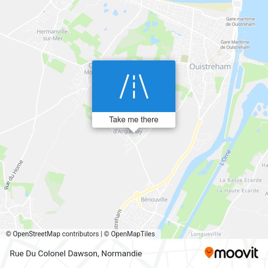 Rue Du Colonel Dawson map