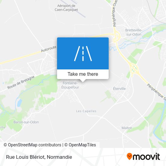 Rue Louis Blériot map