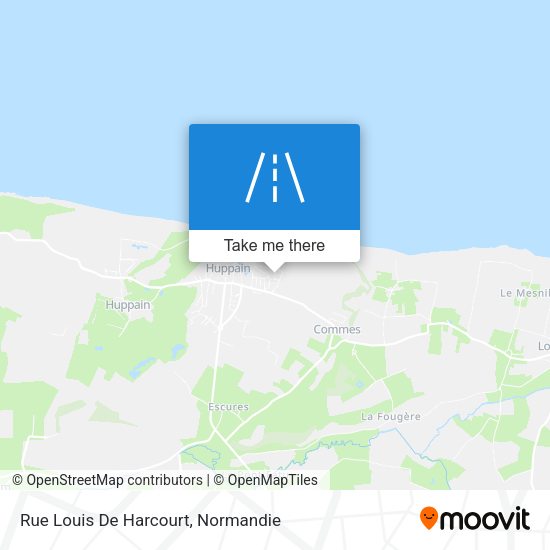 Rue Louis De Harcourt map