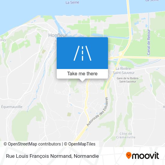 Rue Louis François Normand map
