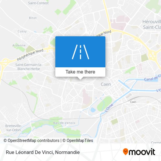 Rue Léonard De Vinci map