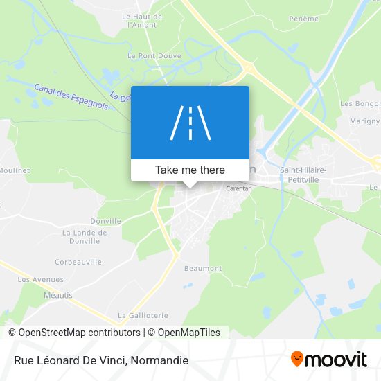 Rue Léonard De Vinci map