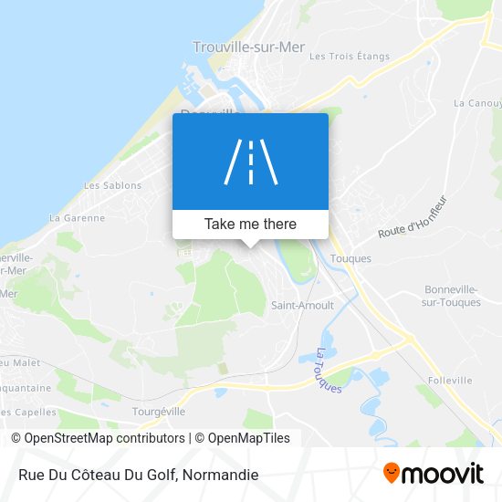 Rue Du Côteau Du Golf map