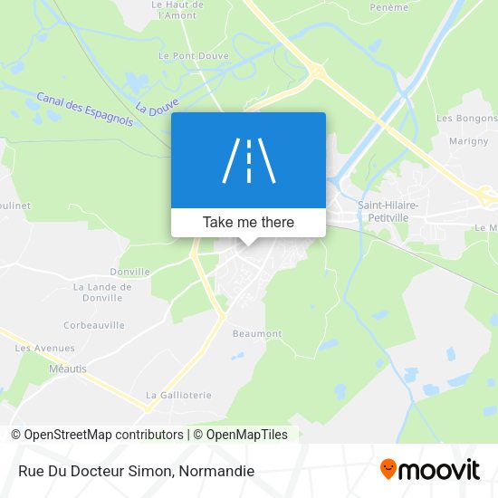 Rue Du Docteur Simon map