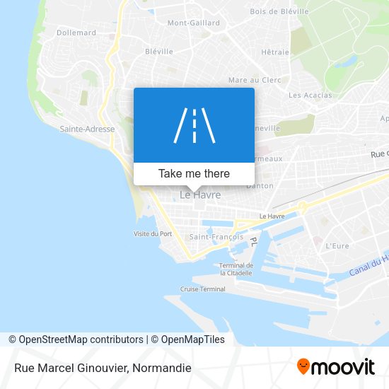Rue Marcel Ginouvier map