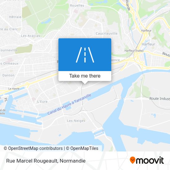 Rue Marcel Rougeault map