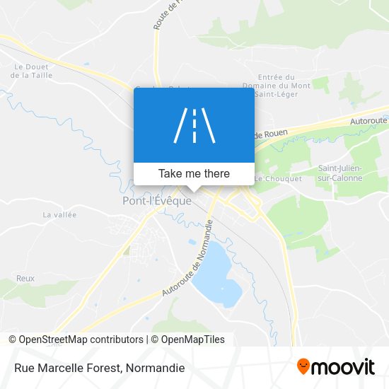 Rue Marcelle Forest map