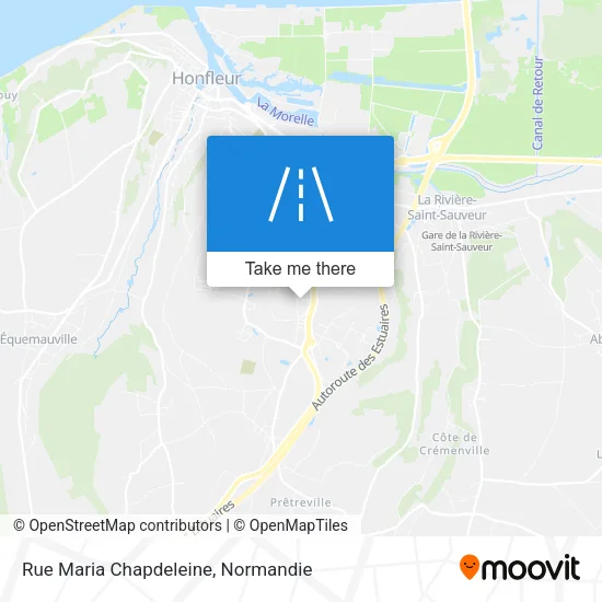 Rue Maria Chapdeleine map