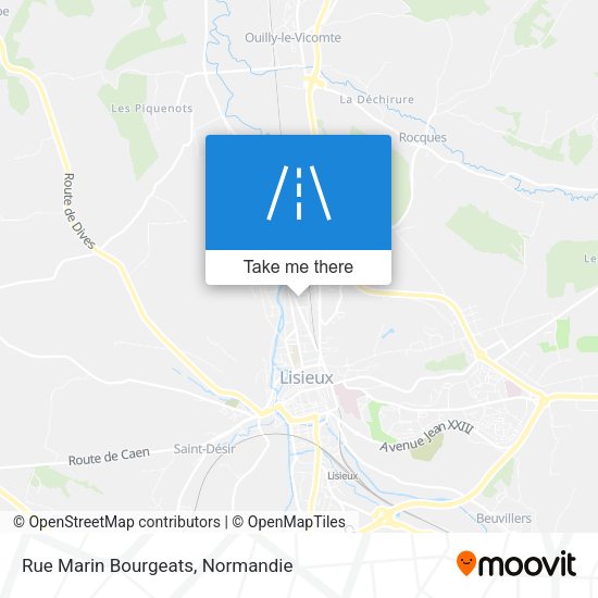 Rue Marin Bourgeats map