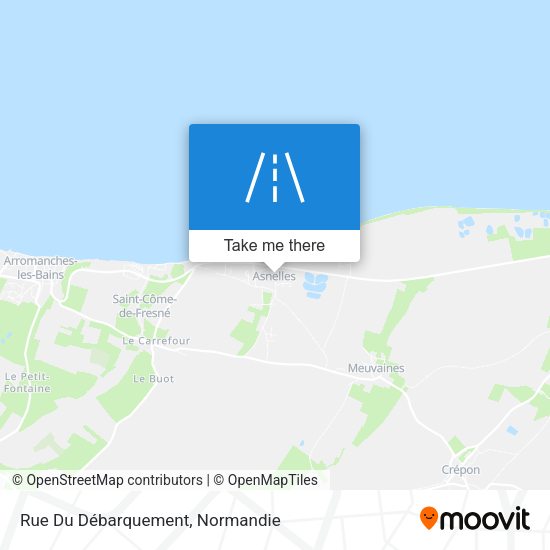 Rue Du Débarquement map