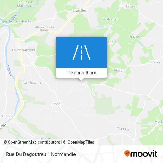 Rue Du Dégoutreuil map