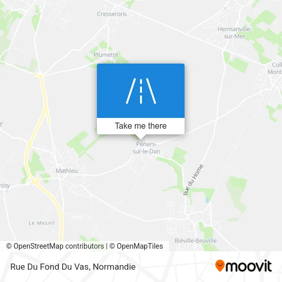 Rue Du Fond Du Vas map