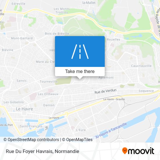 Rue Du Foyer Havrais map