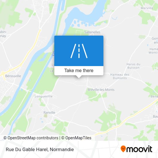 Rue Du Gable Harel map