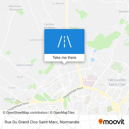 Rue Du Grand Clos Saint-Marc map
