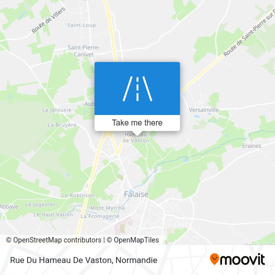 Rue Du Hameau De Vaston map