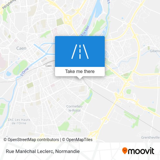 Rue Maréchal Leclerc map