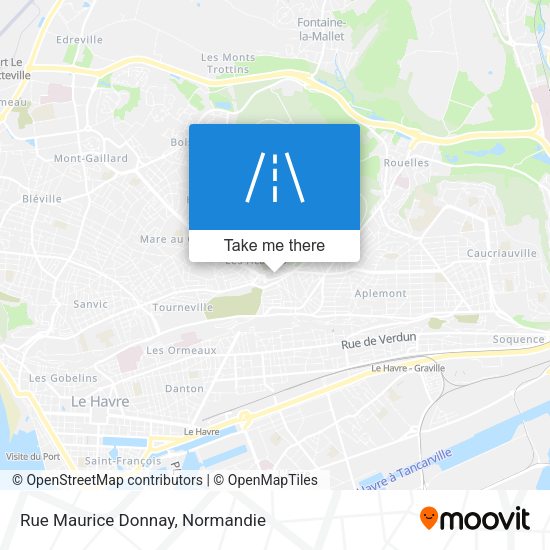 Rue Maurice Donnay map