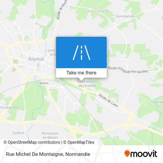 Rue Michel De Montaigne map