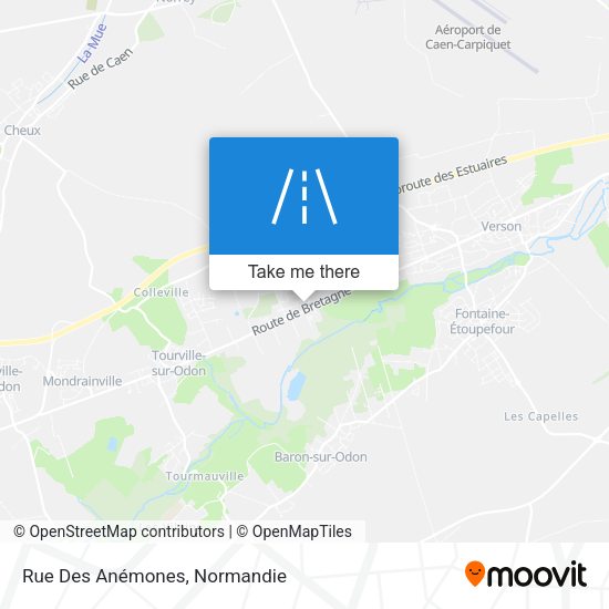 Rue Des Anémones map