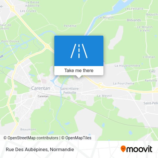 Rue Des Aubépines map