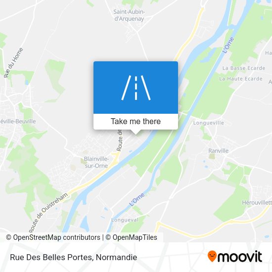 Rue Des Belles Portes map