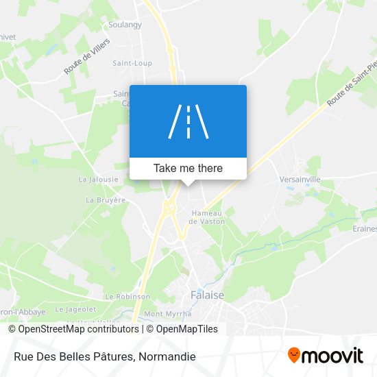 Rue Des Belles Pâtures map