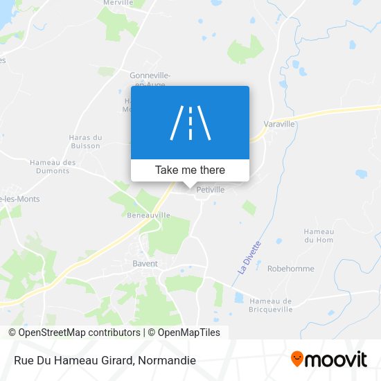 Rue Du Hameau Girard map