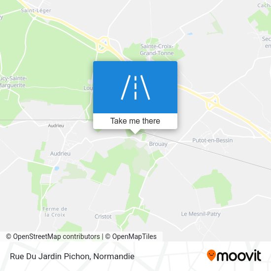 Rue Du Jardin Pichon map