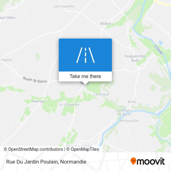 Rue Du Jardin Poulain map