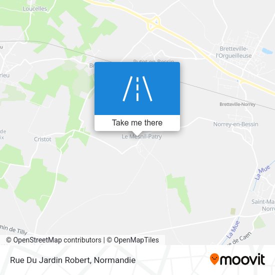 Rue Du Jardin Robert map