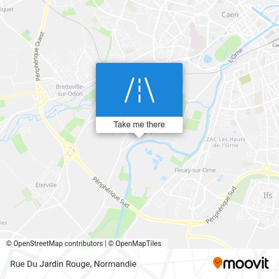 Rue Du Jardin Rouge map