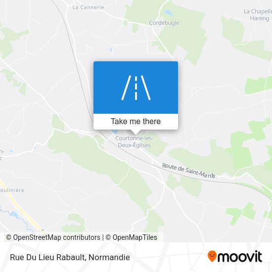 Rue Du Lieu Rabault map