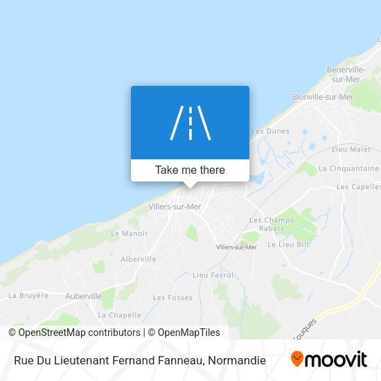 Rue Du Lieutenant Fernand Fanneau map